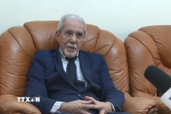 Ông Goumiri, chuyên gia kinh tế-chính trị Algeria. (Ảnh: Nguyễn An/TTXVN)