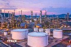 Cơ sở khai thác dầu của Công ty dầu khí quốc gia Aramco của Saudi Arabia. (Nguồn: globalenergyprize.org/TTXVN)