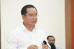 Ông Nguyễn Văn Được, Phó Bí thư Thành ủy Thành phố Hồ Chí Minh (mới) nhiệm kỳ 2020-2025, giữ chức vụ Chủ tịch Ủy ban Nhân dân Thành phố Hồ Chí Minh (mới) nhiệm kỳ 2021-2026. (Ảnh: Thu Hương/TTXVN)