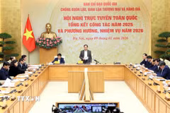 Phó Thủ tướng Bùi Thanh Sơn phát biểu chỉ đạo. (Ảnh: An Đăng/TTXVN)