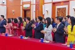 Quang cảnh buổi gặp mặt của Tổng Bí thư với Nhóm đại biểu Quốc hội trẻ khóa XV