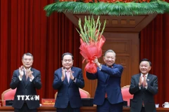 Ban Chấp hành Trung ương Đảng khóa XIV đã thống nhất tuyệt đối bầu đồng chí Tô Lâm, Tổng Bí thư Ban Chấp hành Trung ương Đảng khóa XIII tiếp tục giữ chức Tổng Bí thư Ban Chấp hành Trung ương Đảng khóa XIV. (Ảnh: TTXVN)