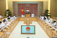 Phó Thủ tướng Nguyễn Văn Thắng phát biểu. (Ảnh: An Đăng/TTXVN)