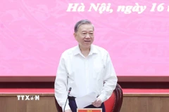 Tổng Bí thư Tô Lâm phát biểu. (Ảnh: Thống Nhất/TTXVN)