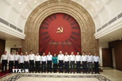 Tổng Bí thư Tô Lâm và các đại biểu. (Ảnh: TTXVN)