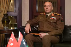 Tổng Tham mưu trưởng quân đội Libya Mohammed Ali Ahmed Al-Haddad. (Nguồn: Bộ Quốc phòng Thổ Nhĩ Kỳ)