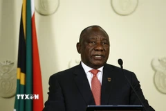 Tổng thống Nam Phi Cyril Ramaphosa. (Ảnh: AFP/TTXVN)