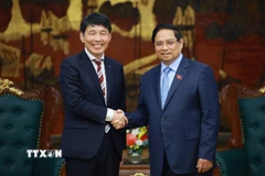 Thủ tướng Phạm Minh Chính tiếp ông Yamamoto Ichita, Thống đốc tỉnh Gunma (Nhật Bản). Ảnh: Dương Giang/TTXVN)