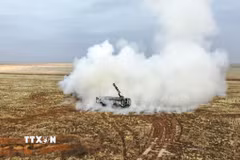 Tên lửa Iskander-K của Nga. (Ảnh: AFP/TTXVN)