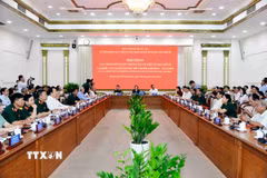 Hội thảo về xác minh, kết luận thông tin về liệt sỹ, mộ liệt sỹ tại khu vực Nghĩa trang Đô Thành (Chí Hòa-Sài Gòn). (Ảnh: Xuân Khu/TTXVN)