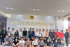 Các đối tượng bị bắt giữ. (Ảnh: Công an cung cấp)