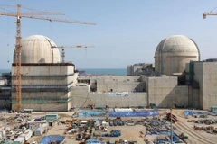 Công trường xây dựng các tổ máy số 3 và 4 của Nhà máy điện hạt nhân Saeul tại Ulsan. (Nguồn: Yonhap)