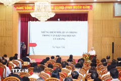 Quang cảnh hội nghị. (Ảnh: Phương Hoa/TTXVN)