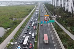 Cao tốc Pháp Vân-Cầu Giẽ. (Ảnh: Quốc Khánh/TTXVN)