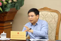 Phó Thủ tướng Nguyễn Văn Thắng phát biểu tại cuộc họp. (Nguồn: Báo Chính phủ)