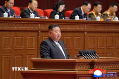 Nhà lãnh đạo Triều Tiên Kim Jong Un. (Ảnh: Yonhap/TTXVN)