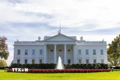 Nhà Trắng tại Washington, D.C., Mỹ. (Ảnh: THX/TTXVN)