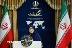 Người phát ngôn Chính phủ Iran Fatemeh Mohajerani. (Ảnh: IRNA/TTXVN)