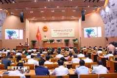Kỳ họp thứ hai (kỳ họp chuyên đề) Hội đồng Nhân dân thành phố Hà Nội khóa XVII, nhiệm kỳ 2026-2031. (Ảnh: Văn Điệp/TTXVN)