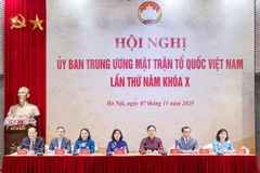 Hội nghị lần thứ 5, khóa X Ủy ban Trung ương Mặt trận Tổ quốc Việt Nam. (Nguồn: Trang thông tin điện tử Mặt trận Tổ quốc Việt Nam)