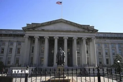Trụ sở Bộ Tài chính Mỹ ở Washington, DC. (Ảnh: Getty Images/TTXVN)