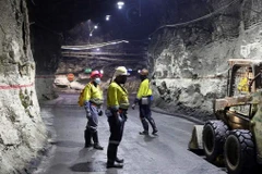 Bên trong mỏ vàng Kloof. (Nguồn: Reuters)