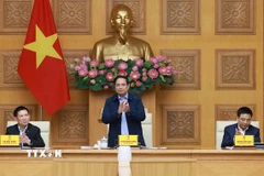 Thủ tướng Phạm Minh Chính chủ trì Phiên họp lần thứ 2 của Ban Chỉ đạo. (Ảnh: Dương Giang/TTXVN)