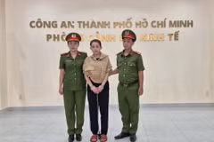 Ngân 98 bị bắt giữ. (Ảnh: Công an cung cấp)