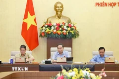 Chủ tịch Quốc hội Trần Thanh Mẫn phát biểu. (Ảnh: Doãn Tấn/TTXVN)