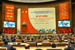 Tổng Bí thư Tô Lâm phát biểu tại Lễ kỷ niệm 80 năm Ngày Tổng tuyển cử đầu tiên bầu Quốc hội Việt Nam. (Ảnh: Doãn Tấn/TTXVN)