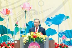 Tổng Bí thư Tô Lâm phát biểu. (Ảnh: Thống Nhất/TTXVN)