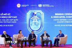 Các đại biểu thảo luận tại hội thảo. (Ảnh: Tuấn Anh/TTXVN)