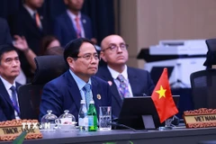 Thủ tướng Phạm Minh Chính tham dự Hội nghị Cấp cao ASEAN-Ấn Độ lần thứ 22. (Ảnh: Dương Giang/TTXVN)