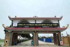 Công ty Cổ phần Thanh Bình An Lạc Viên. (Ảnh: Công an cung cấp)