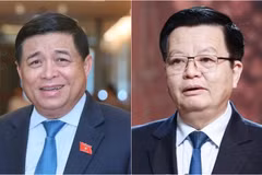 Phó Thủ tướng Chính phủ Nguyễn Chí Dũng và Phó Thủ tướng Chính phủ Mai Văn Chính. (Nguồn: Báo Chính phủ)