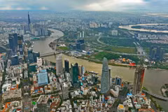 Thành phố Hồ Chí Minh - trung tâm kinh tế, văn hóa, du lịch đầu tàu của cả nước. (Ảnh: Vũ Sinh/TTXVN)