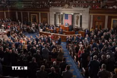 Toàn cảnh một phiên họp của Hạ viện Mỹ tại Washington, DC. (Ảnh: THX/TTXVN)