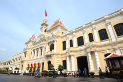 Trụ sở Ủy ban Nhân dân Thành phố Hồ Chí Minh. (Ảnh: Liên Sơn/TTXVN)