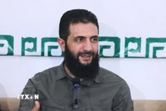 Ông Ahmed al-Sharaa, thủ lĩnh nhóm Hồi giáo Hayat Tahrir al-Sham (HTS) tại Syria. (Ảnh: IRNA/TTXVN)