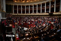 Toàn cảnh một phiên họp Quốc hội Pháp tại Paris. (Ảnh: AFP/TTXVN)