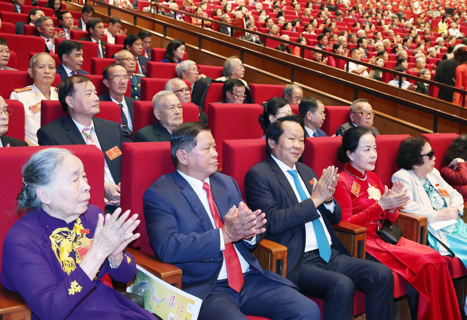 Đại biểu dự gặp mặt. (Ảnh: TTXVN)