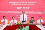 Chủ tịch Quốc hội Trần Thanh Mẫn phát biểu. (Ảnh: Doãn Tấn/TTXVN)