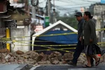 Guatemala hứng chịu nhiều trận động đất trong hai ngày qua. (Ảnh: AP)