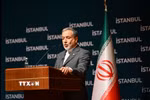 Ngoại trưởng Iran Abbas Araghchi phát biểu tại cuộc họp báo ở Istanbul, Thổ Nhĩ Kỳ, ngày 22/6/2025. (Ảnh: THX/TTXVN)