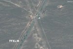 Hình ảnh do vệ tinh Maxar cung cấp về cơ sở hạt nhân Fordow ở Iran, ngày 20/6/2025. (Ảnh: Peninsula/TTXVN)