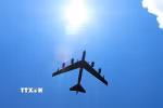 Máy bay B-52 Stratofortress của Không quân Mỹ. (Ảnh: AFP/TTXVN)