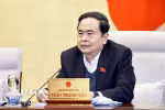 Chủ tịch Quốc hội Trần Thanh Mẫn phát biểu. (Ảnh: Doãn Tấn/TTXVN)