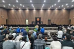 Quang cảnh phiên xử. (Ảnh: Kim Anh/TTXVN)