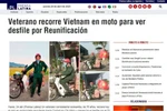 Bài viết về cựu chiến binh Trần Văn Thanh trên Prensa Latina. (Ảnh chụp màn hình)