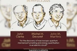 Các nhà khoa học John Clarke, Michel Devoret và John Martinis đã giành giải Nobel Vật lý năm 2025 cho "phát hiện về hiệu ứng đường hầm cơ học lượng tử vĩ mô và lượng tử hóa năng lượng trong mạch điện" (Nguồn: NDTV)